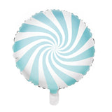 Foil balloon Lollipop, blue - 45cm