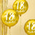 Парти Артикули - Фолиеви Балони - Украса за 18-ти Рожден Ден - Златен Фолиев Балон - Emotions Factory