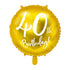 Златен Фолиев Балон за 40-ти Рожден Ден