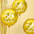 Парти Артикули - Фолиеви Балони - Украса за 50-ти Рожден Ден - Златен Фолиев Балон - Emotions Factory