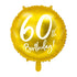 Златен Фолиев Балон за 60-ти Рожден Ден