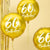 Парти Артикули - Фолиеви Балони - Украса за 60-ти Рожден Ден - Златен Фолиев Балон за 60 Годишен Юбилей - Emotions Factory