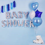 Фолио Балони Букви - Фолио Балон Буква Сребро 35см - Надпис с Балони Baby Shower - Emotions Factory