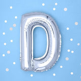 Фолио Балони Букви - Фолио Балон Буква Сребро 35см - Надпис с Балони Baby Shower - Emotions Factory