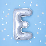 Фолио Балони Букви - Фолио Балон Буква Сребро 35см - Надпис с Балони Baby Shower - Emotions Factory