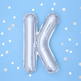 Фолио Балони Букви - Фолио Балон Буква Сребро 35см - Надпис с Балони Baby Shower - Emotions Factory