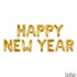 Златен Фолио Надпис за Нова Година "Happy New Year"