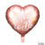 Балони | Фолио Сърце в Розово Злато 