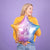 Украса за Рожден Ден - Украса с балони - Фолиев Многоцветен  Балон Звезда с Надпис 
