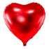 Голям Фолиев Балон Сърце, Червено - 61 см