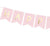 Парти Украса за Рожден ден с Надпис Happy Birthday - Светло Розов Банер за Парти Emotion's Factory