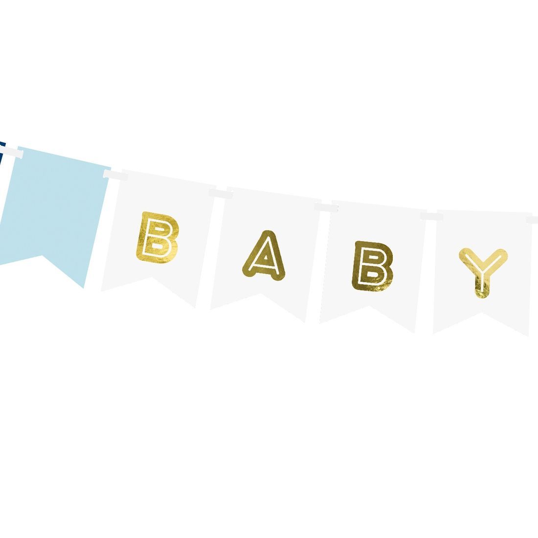 Елегантен Банер с Надпис "Baby Boy"
