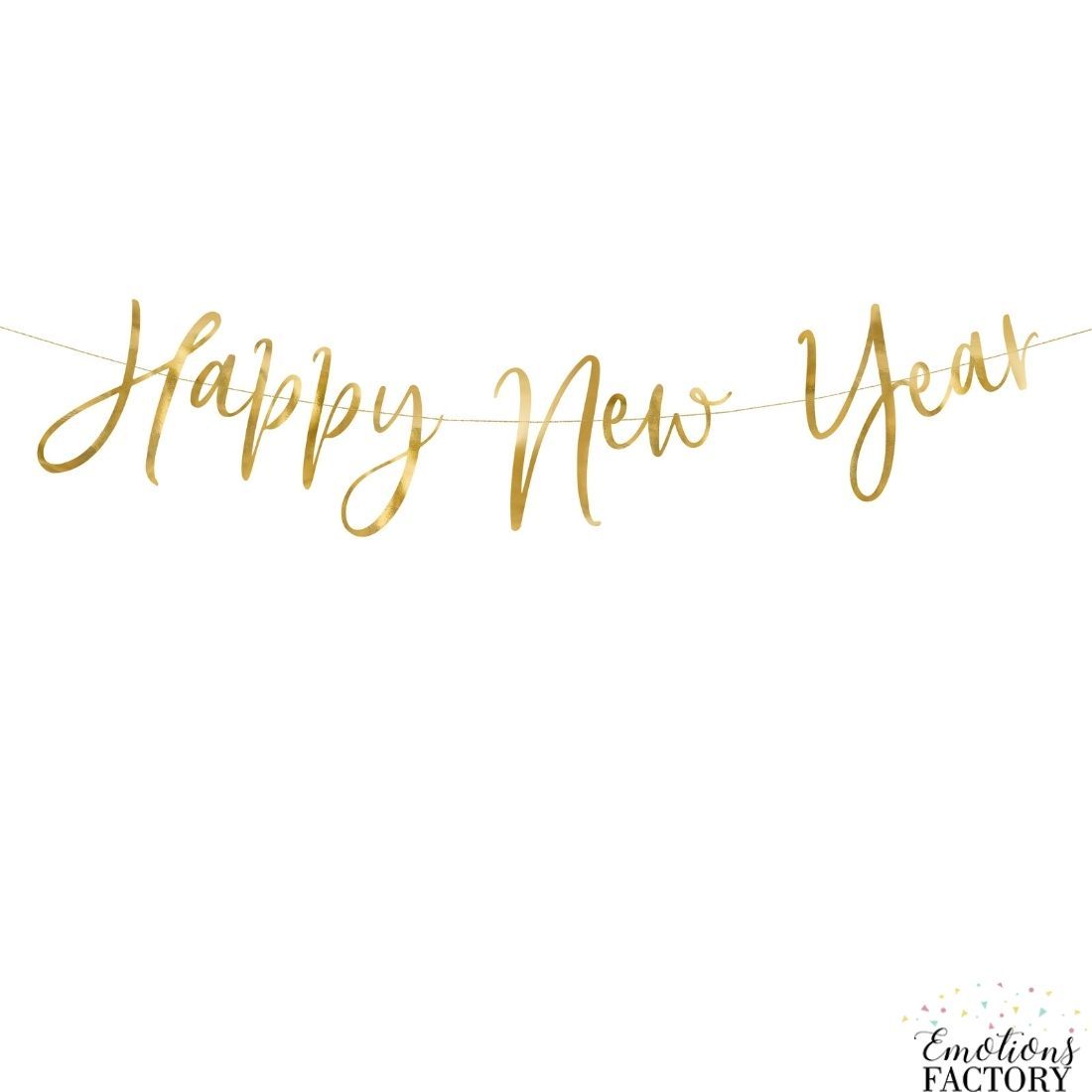 Украса за Нова Година | Надпис "Happy New Year" | Emotions Factory