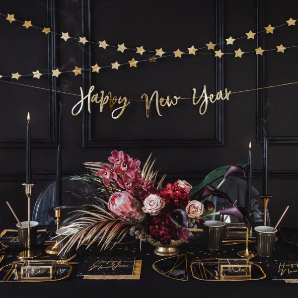Декорация за Нова Година | Надпис "Happy New Year" | Emotions Factory