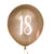 Украса с Балони за 18-ти Рожден Ден - Изненада за 18-ти Рожден Ден - Балони за 18-ти Рожден ден в златно - Emotions Factory