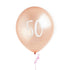Елегантни Балони Хром Розово Злато за 50-ти Рожден Ден