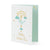 Поздравителна Картичка за Бебе Момче с Висяща Декорация - Добре Дошло Бебе - Картичка за бебе