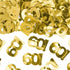 Бляскави Златни Конфети за Декорация за Маса "60!"
