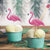 Комплект Забавни Топери с Формата на Фламинго