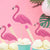 Комплект Забавни Топери с Формата на Фламинго