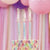 Украса за Рожден Ден - Стилни Парти Фонтани за Торта в Холограмни Нюанси - Красива Украса за Торта - Emotions Factory