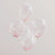 Прозрачни Балони с Розови Топчета (5бр./оп.)