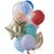 Многоцветен Парти Сет от Фолиеви и Латексови Балони (11 балона)
