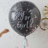 Украса за Бебешко Парти | Украса за Baby Shower | Парти за Разкриване Пола на Бебето | Момче или Момиче? - Парти Аксесоари - Балон за Разкриване Пола на Бебето "Oh Baby!"! 