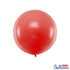Огромен Латексов Балон Червен Пастел ( 1м )