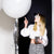 Парти Артикули - Джъмбо Балон в Пастелно Бяло - Огромен Балон Топка - Рожден Ден - Сватба - Моминско ПАрти - Emotions Factory