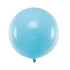 Огромен Латексов Балон Светло Синьо - 60см/1метър