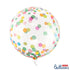 Прозрачен PVC Балон Сфера с Разноцветни Конфети (40см)