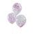 Страхотни Прозрачни Балони с Розови Конфети