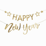 Beautiful Golden New Year Inscription "Happy New Year"