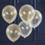 Прозрачни Балони с Конфети от Златни Конци (5бр./оп.)