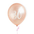 Елегантни Балони Хром Розово Злато за 30-ти Рожден Ден
