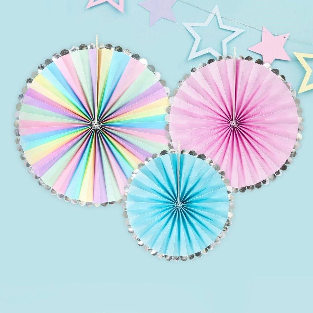 Assorted Paper Fans "Yummy!"