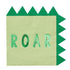 Забавни Зелени Салфетки "Roar Party" (16бр./оп.)