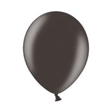 Latex balloons, metallic black (10 pcs/pack)