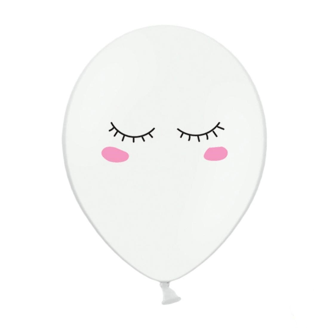 Printed Latex Balloons, "Sweet Unicorn" Mix (6 pcs/pack)