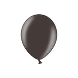 Latex balloons, metallic black (10 pcs/pack)