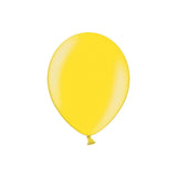 Latex Balloons, yellow metallic (10pcs/pack)