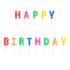 Многоцветни Свещи за Торта Надпис "Happy Birthday"