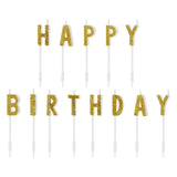 Красиви Свещи за Торта Надпис "Happy Birthday"