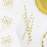 Three-ply Napkins "All you need is love" (20 pcs/pack)