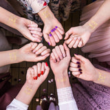 Украса за Моминско Парти | Татуировки в Златно "Team Bride"I Emotions Factory