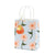 Подаръчни Торбички - Подаръчна торбичка за рожден ден на жена - Светло синя подаръчна торбичка с цветя