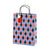 Подаръчни Торбички за Рожден Ден на Мъж  - Подаръчна торбичка за рожден ден нa мъж - Светло синя подаръчна торбичка за мъж с ромбоиди