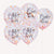 Прозрачни Латексови Балони с Конфети и Надпис 