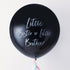 Забавен Черен Балон за Разкриване Пола на Бебето "Little Brother Or Sister?" - 92см